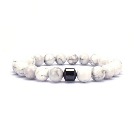 Nero Glass - Genuine Howlite Bracelet - Nero Sunglasses